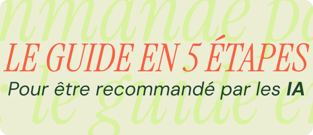 Image du guide pour être recommandé par les IA